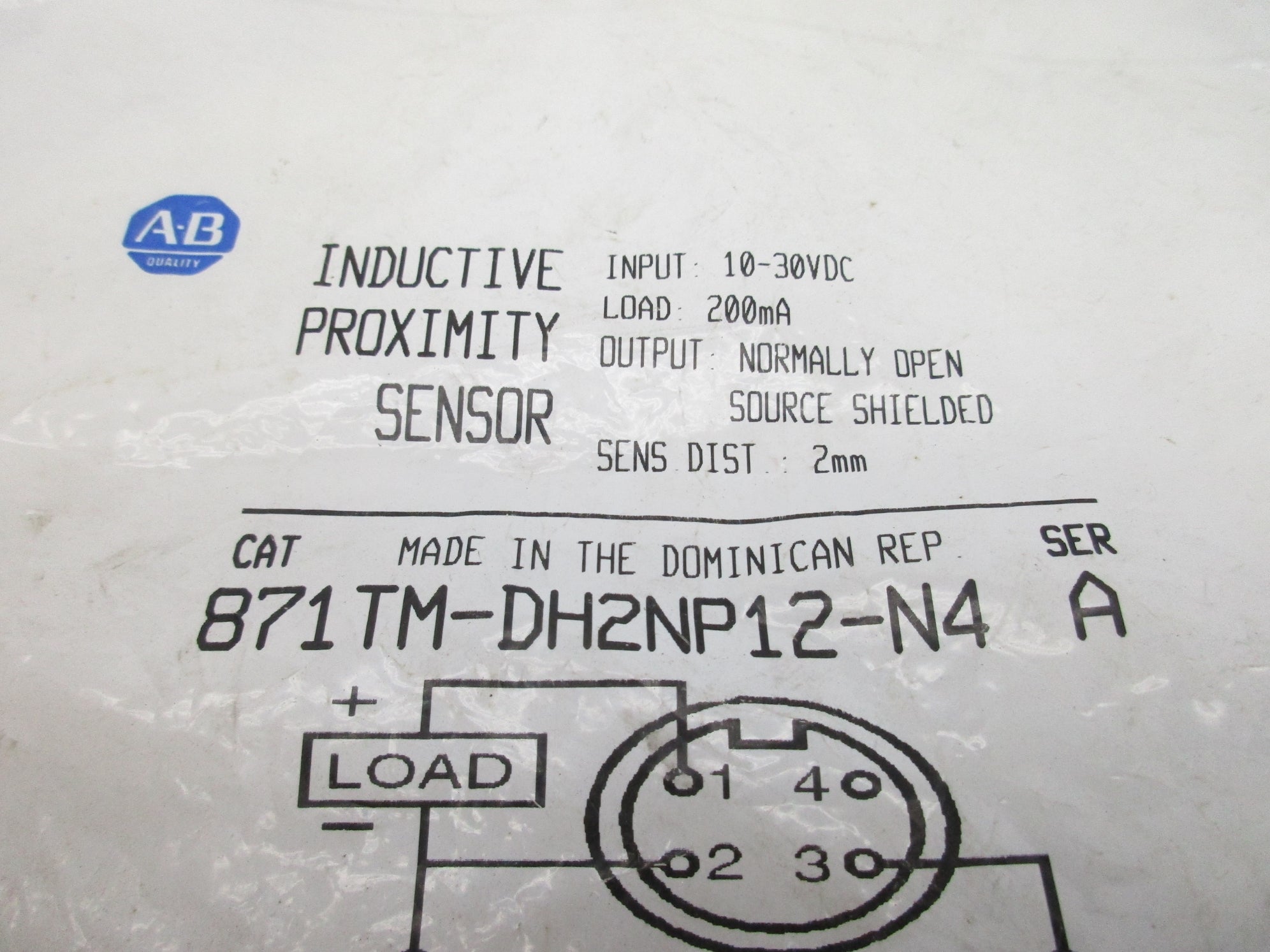 INDUSTRIAL SPARE PART 871TM-DH2NP12-N4 SER. A NSMP