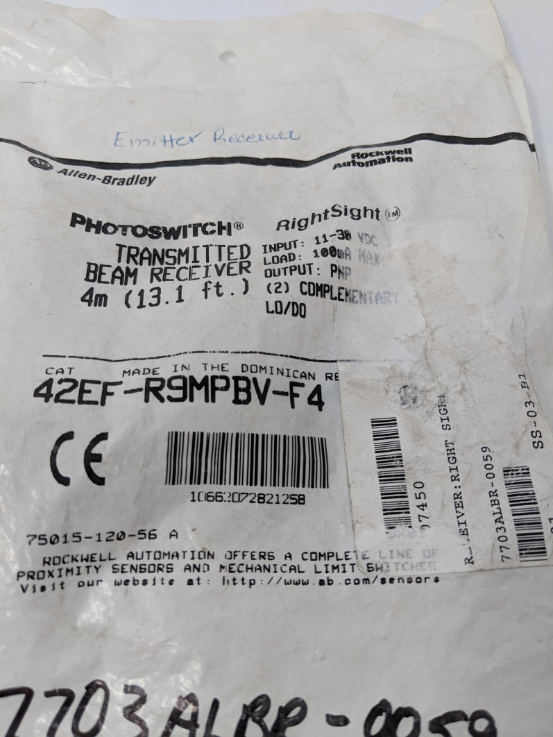 ALLEN BRADLEY 42EF-R9MPBV-F4 SER. B 11-30VDC NSMP