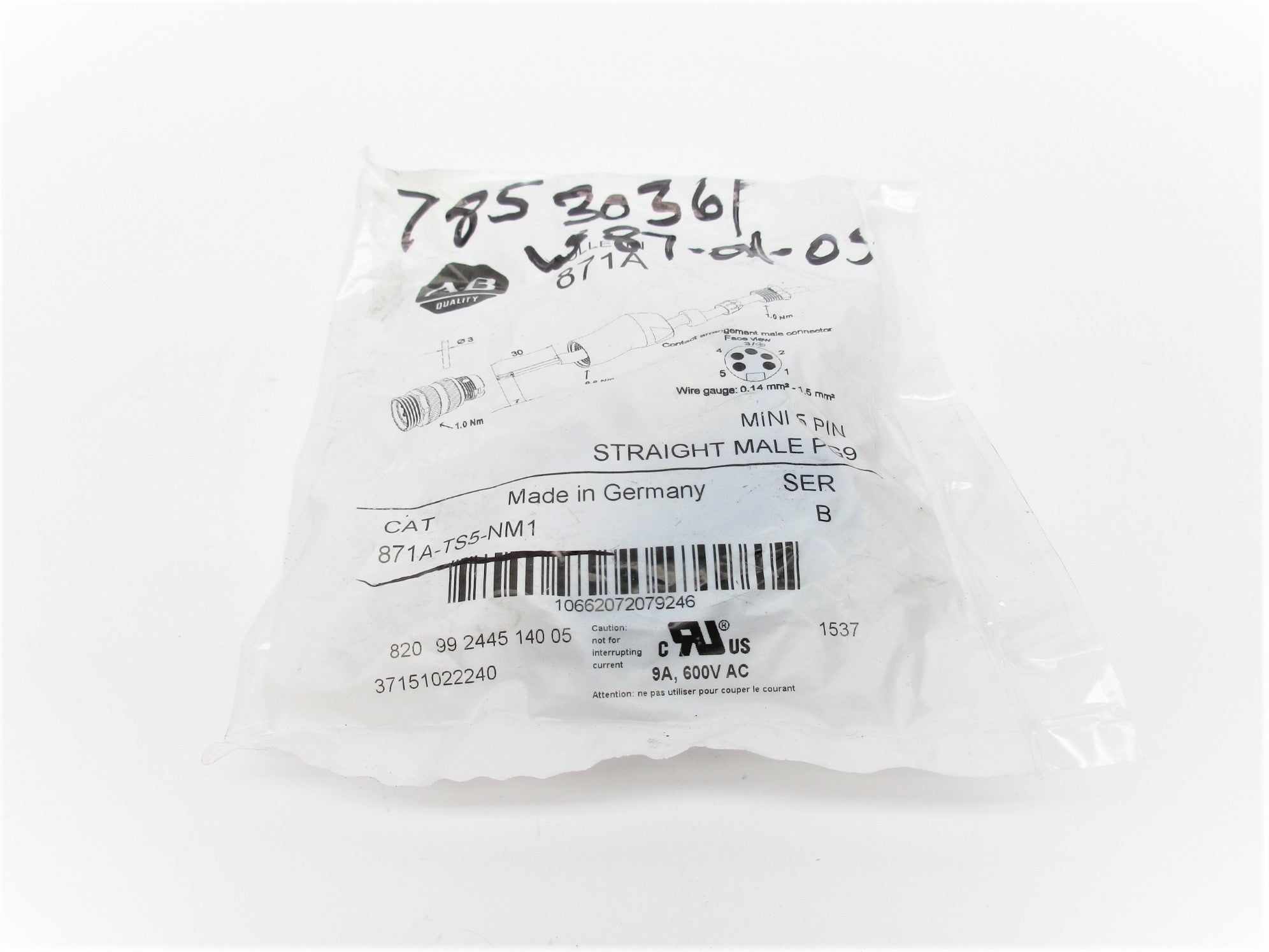 INDUSTRIAL SPARE PART 871A-TS5-NM1 SER. B NSMP
