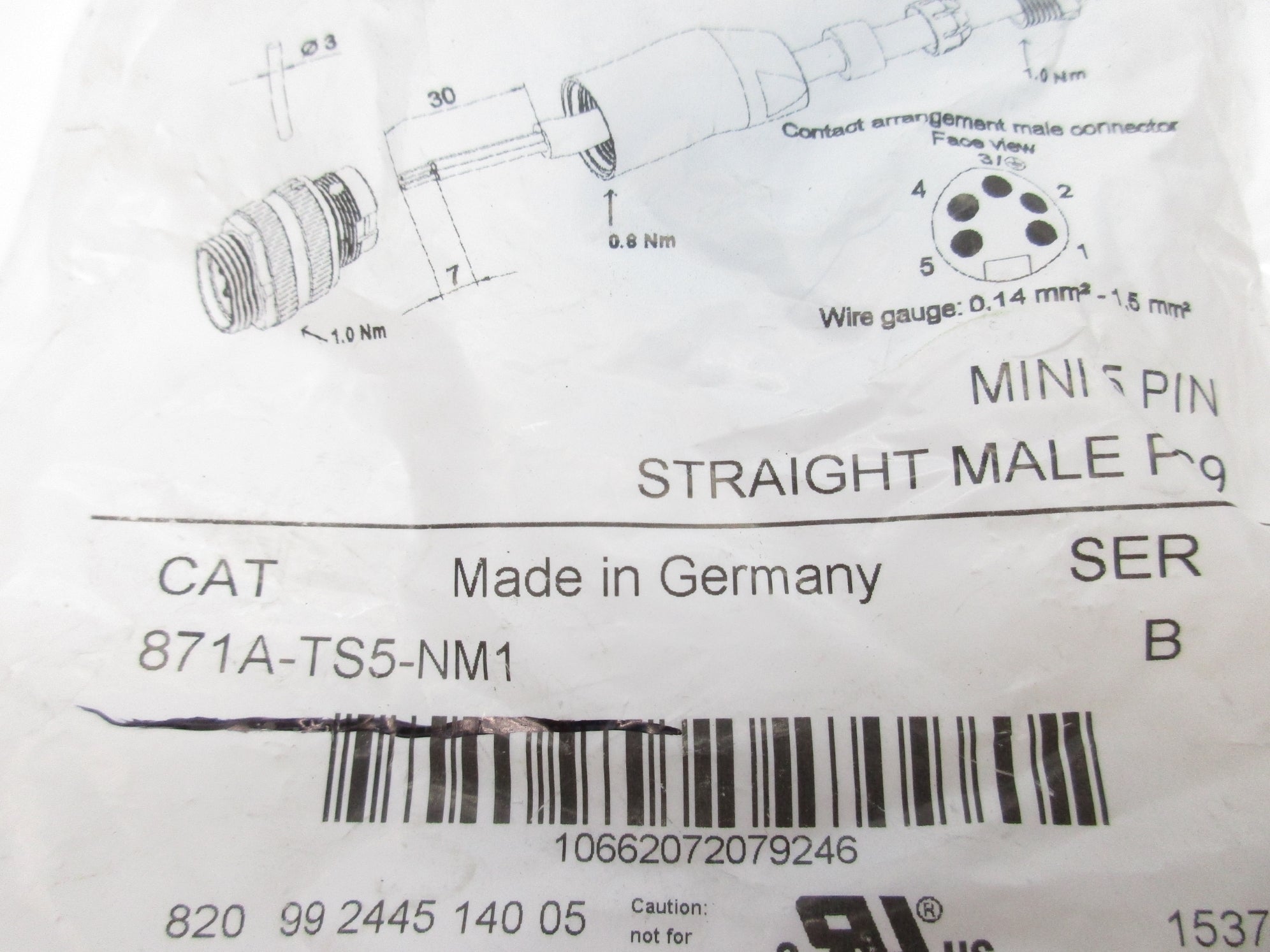 INDUSTRIAL SPARE PART 871A-TS5-NM1 SER. B NSMP