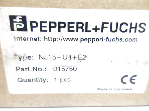 PEPPERL+FUCHS NJ15-U4-E2 NSMP