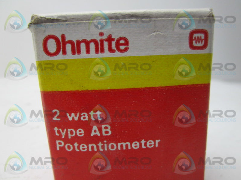 OHMITE TYPE AB RV4LAYSA254A  NSMP