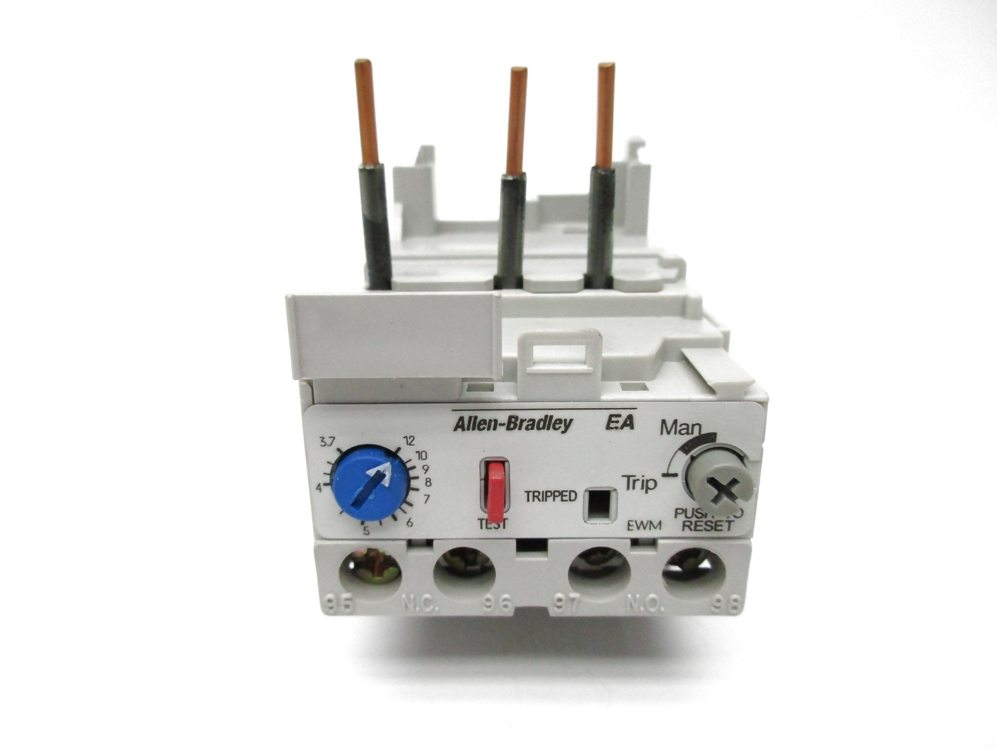 ALLEN BRADLEY 193-EA1FB SER. B 600V 3.7-12A (BR/WH) NSMP