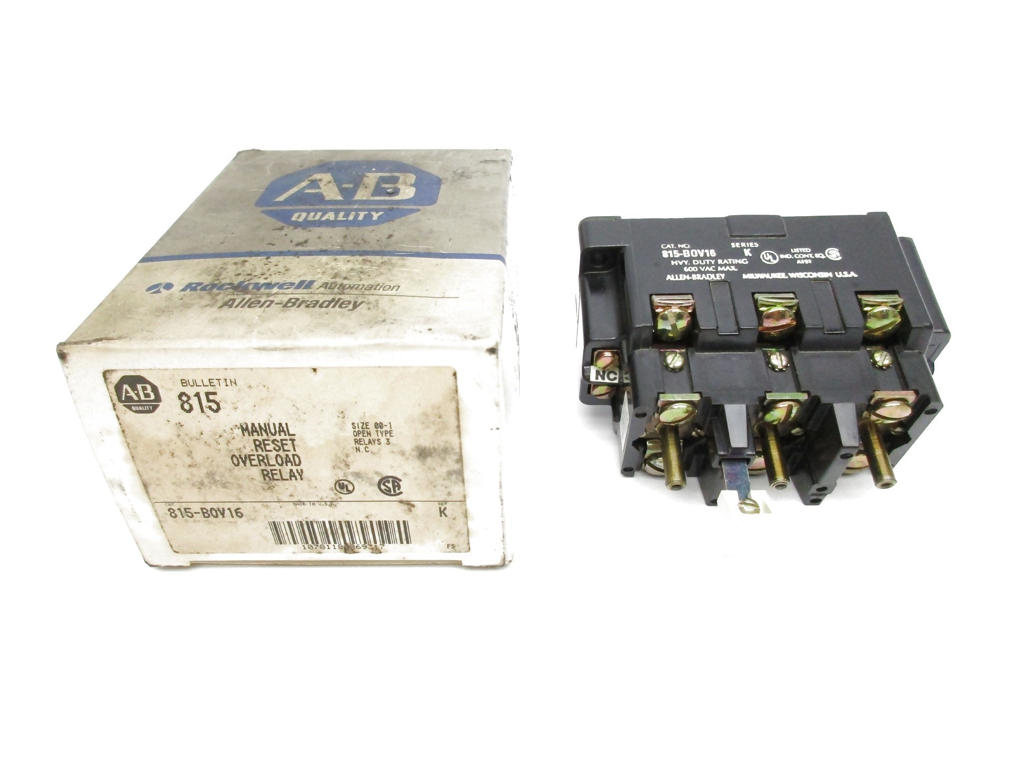 INDUSTRIAL SPARE PART 815-BOV16 SER. K 600VAC (GY/BL) NSMP