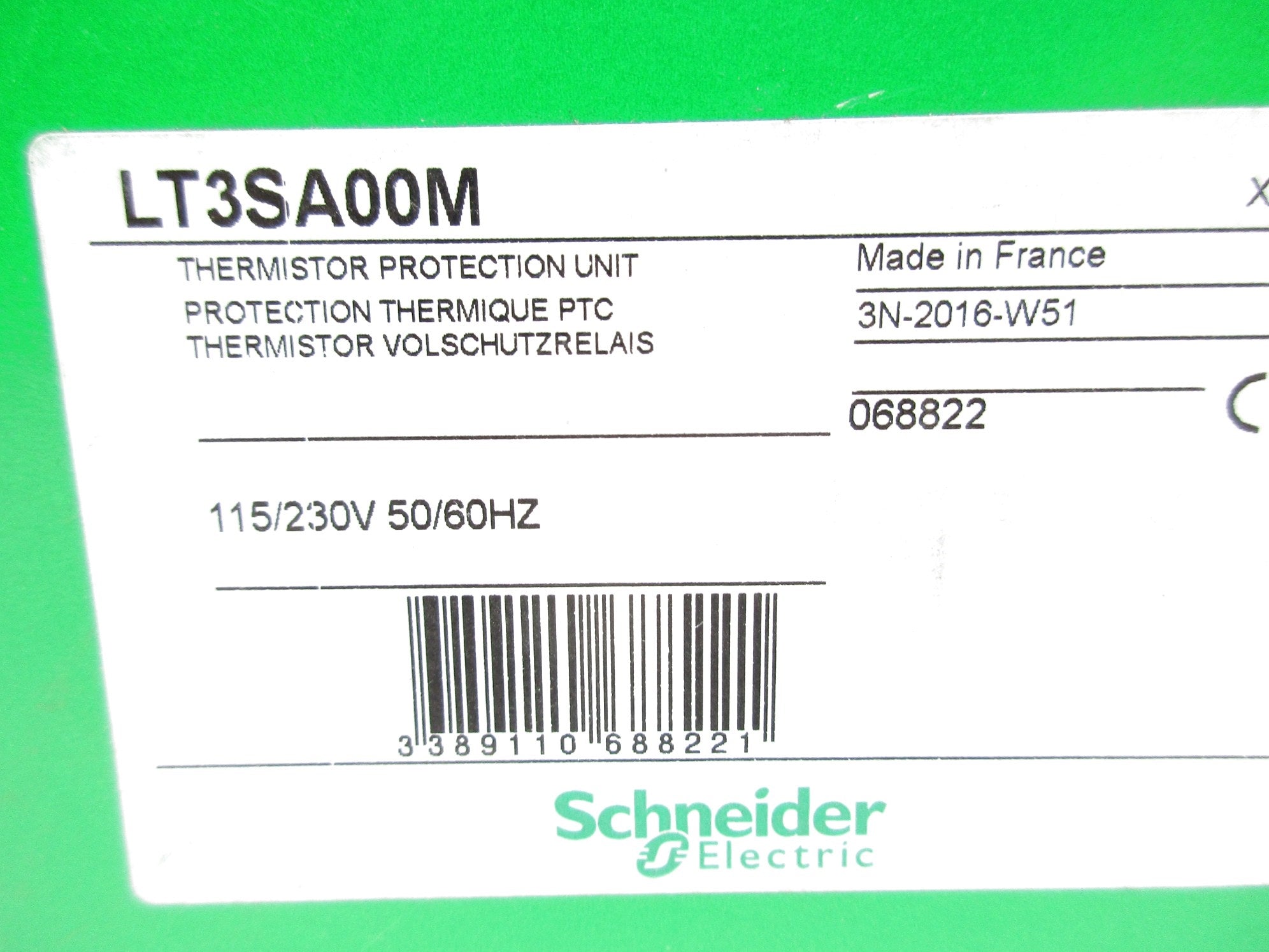 SCHNEIDER LT3SA00M 115/230V 6A NSMP