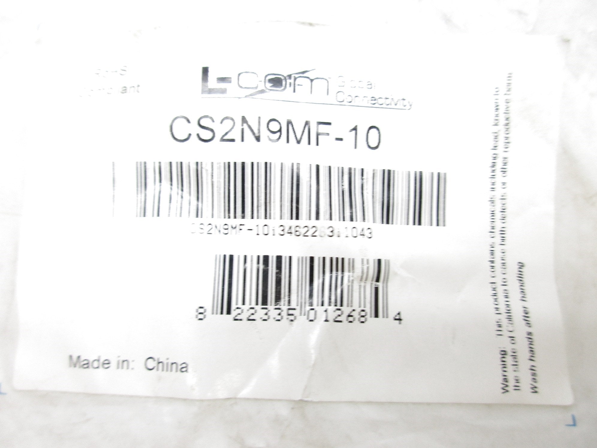 L-COM CS2N9MF-10 NSMP