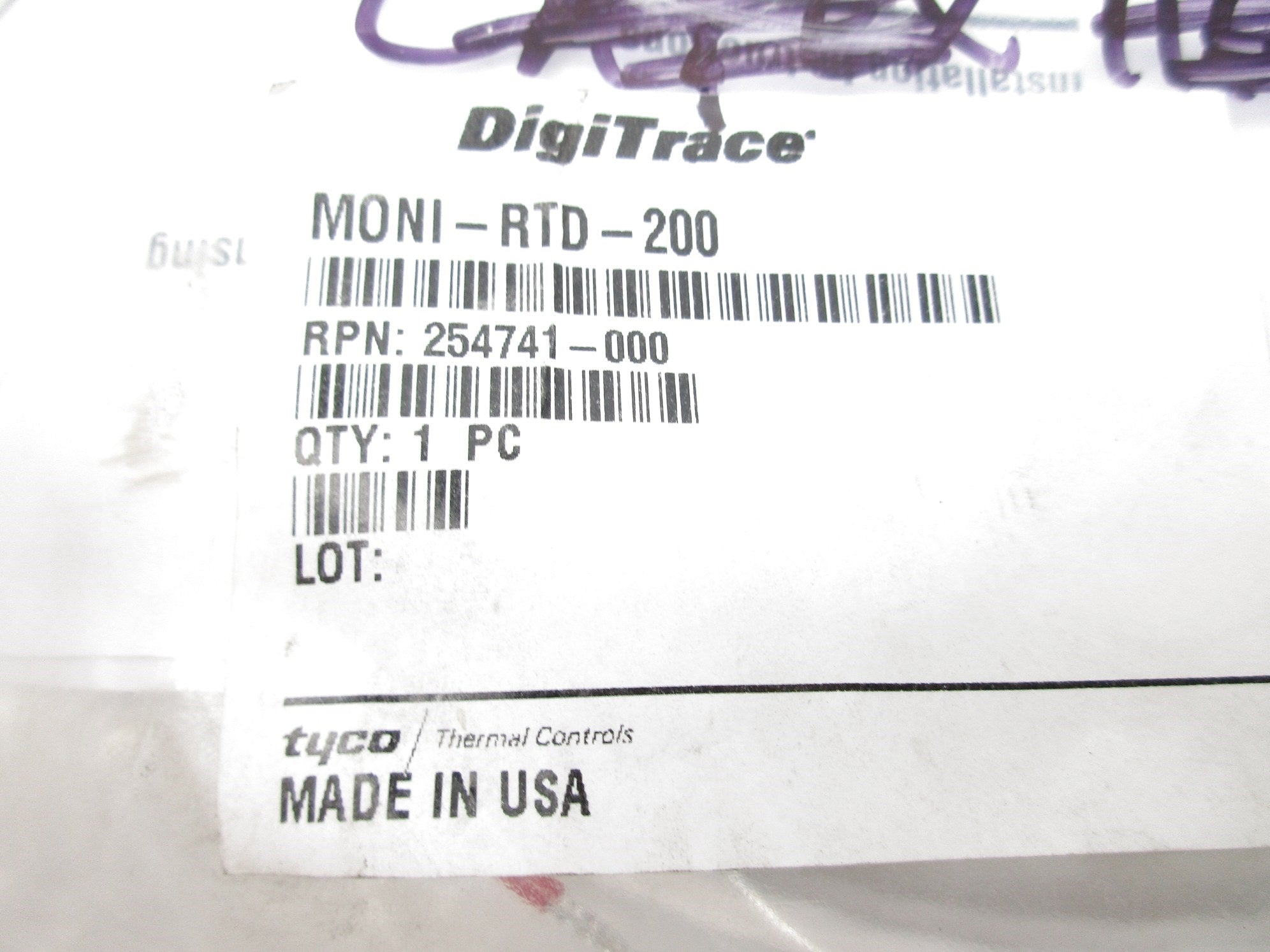 DIGITRACE M0NI-RTD-200 NSMP