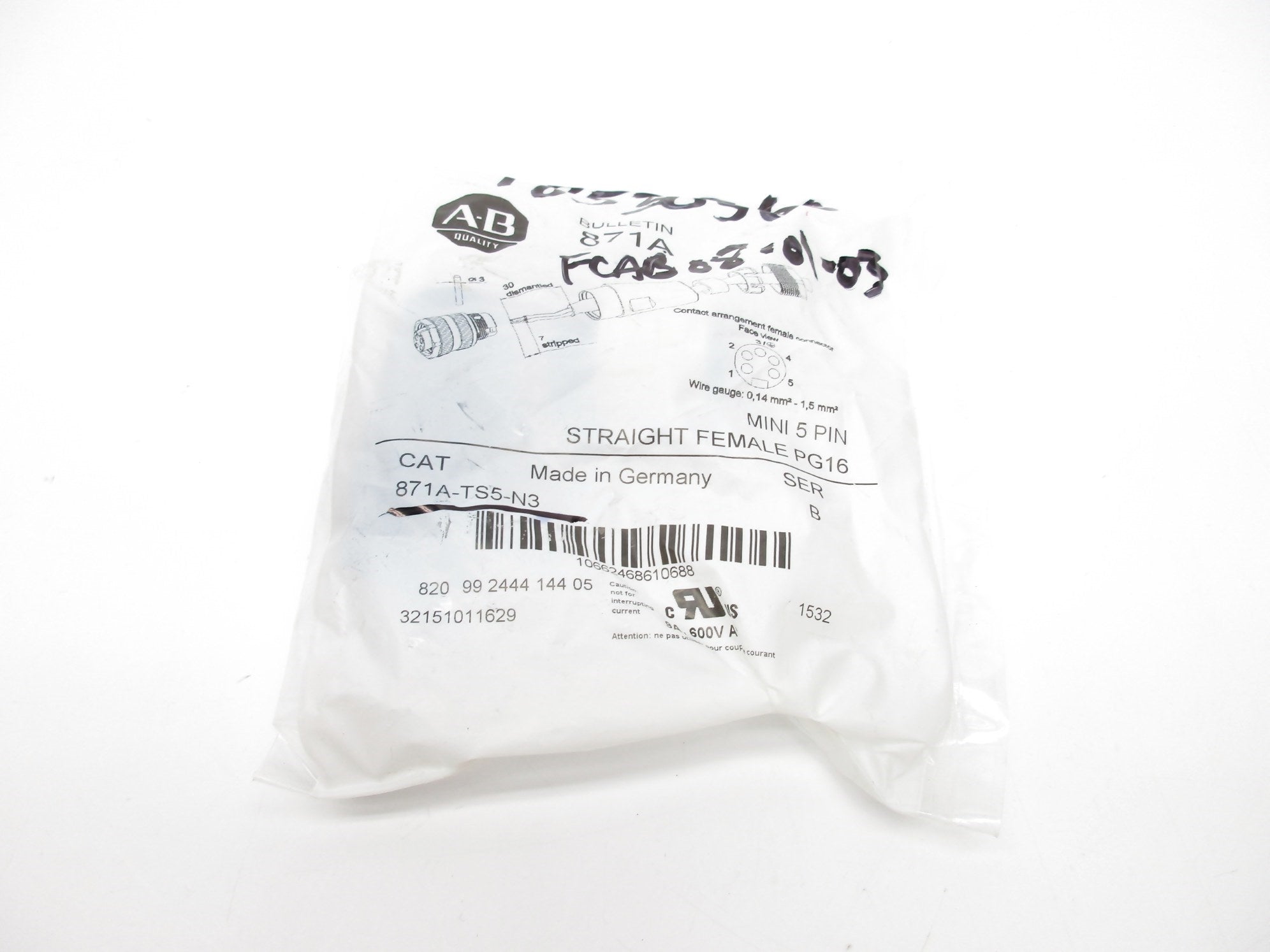 INDUSTRIAL SPARE PART 871A-TS5-N3 SER. B NSMP