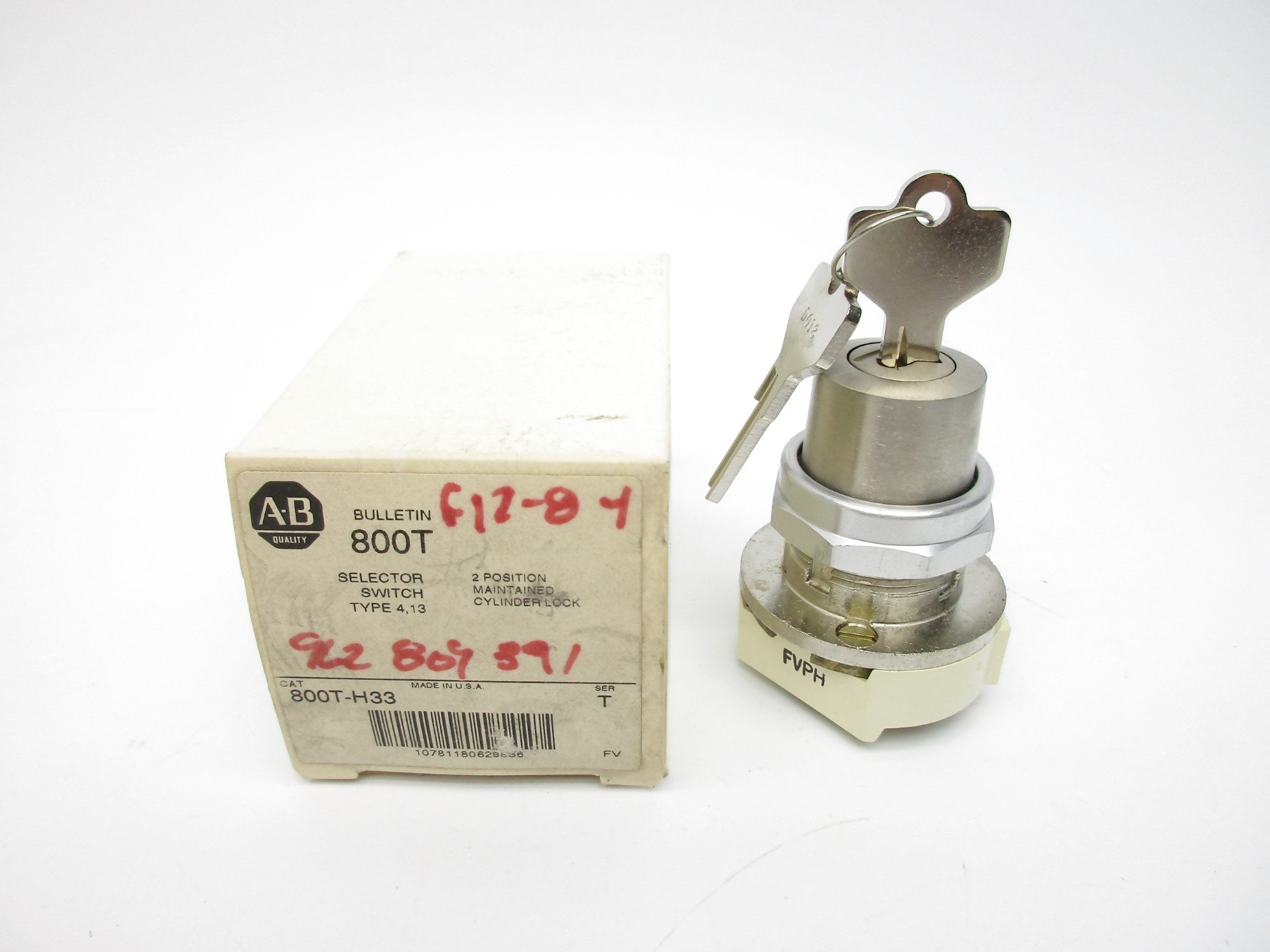 ALLEN BRADLEY 800T-H33 SER. T (WH) NSMP