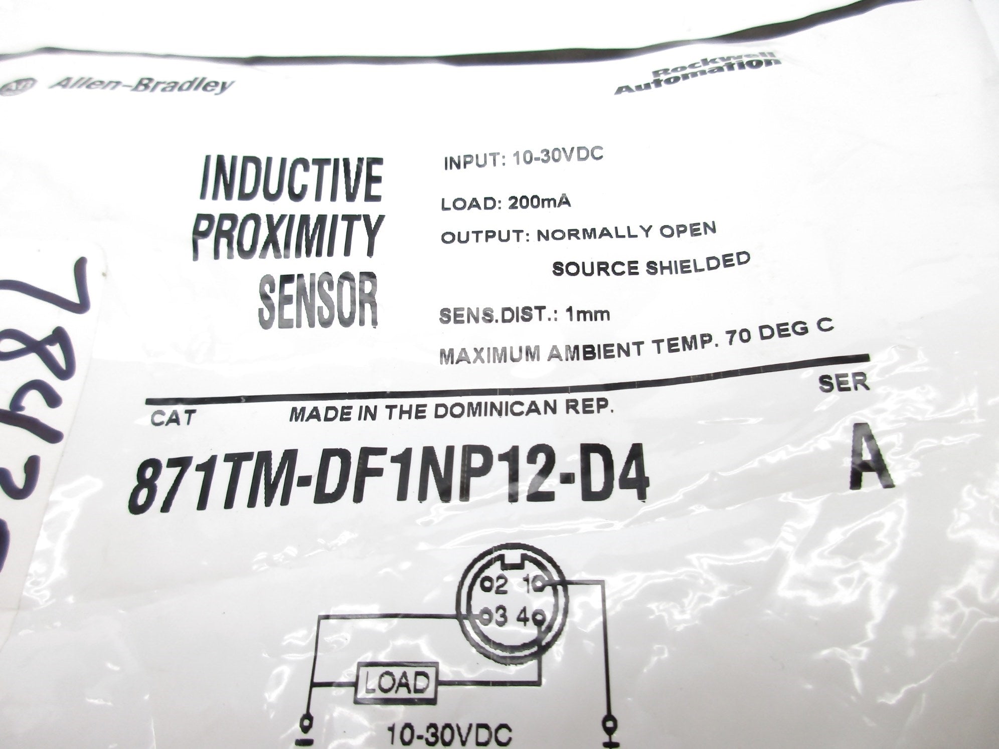 INDUSTRIAL SPARE PART 871TM-DF1NP12-D4 SER. A NSMP