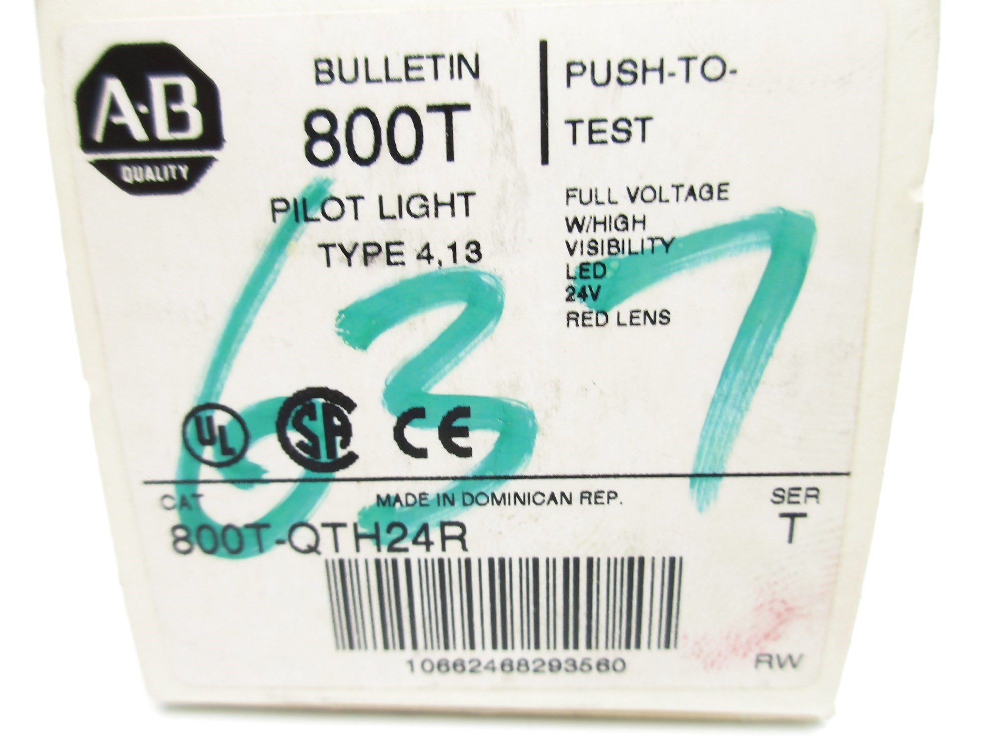 INDUSTRIAL SPARE PART 800T-QTH24R SER. T (WH) NSMP