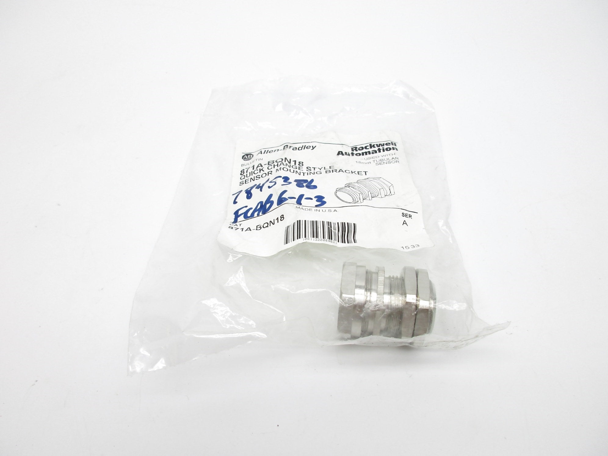 INDUSTRIAL SPARE PART 871A-BQN18 SER. A NSMP