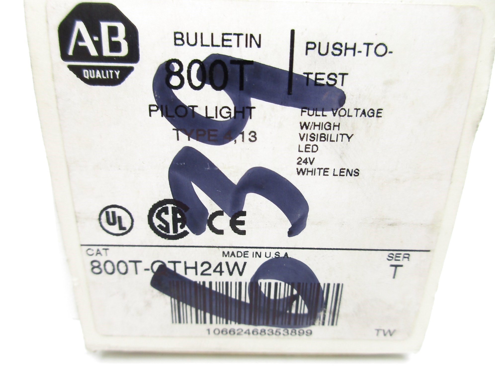 INDUSTRIAL SPARE PART 800T-QTH24W SER. T (WH) NSMP