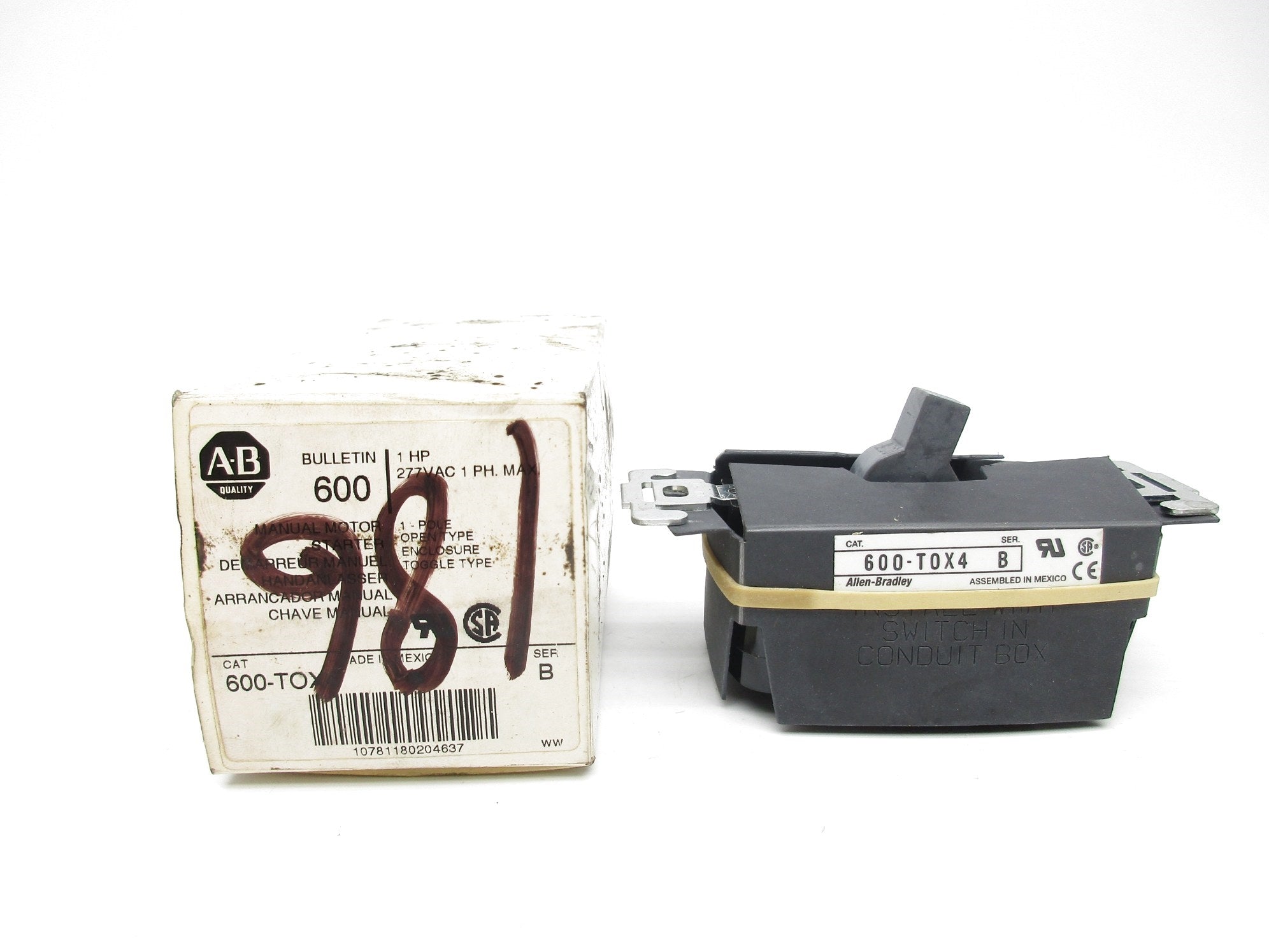 INDUSTRIAL SPARE PART 600-TOX4 SER. B 277VAC (WH) NSMP