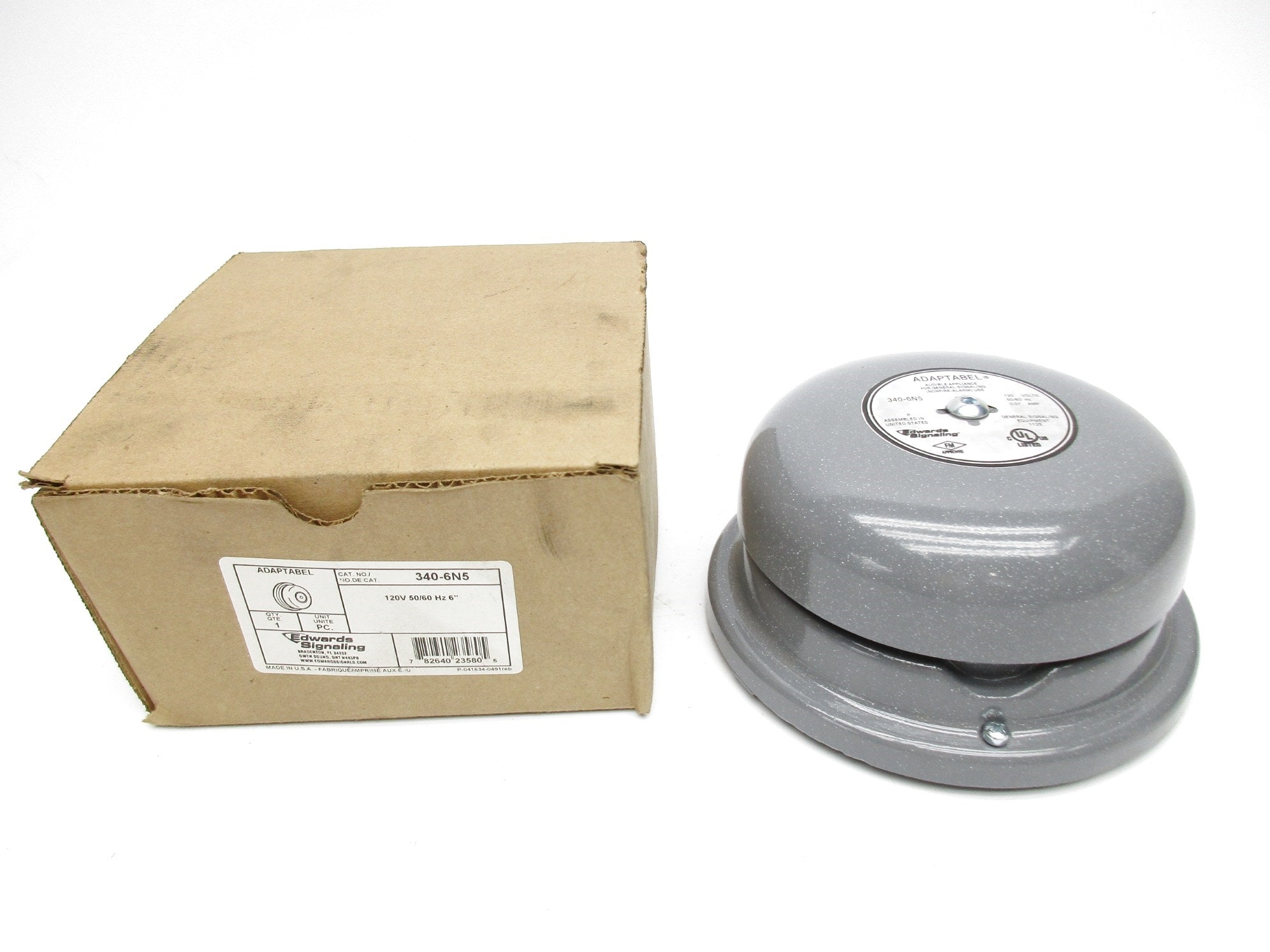 EDWARDS SIGNALING 340-6N5 120V 0.07A 6" NSMP