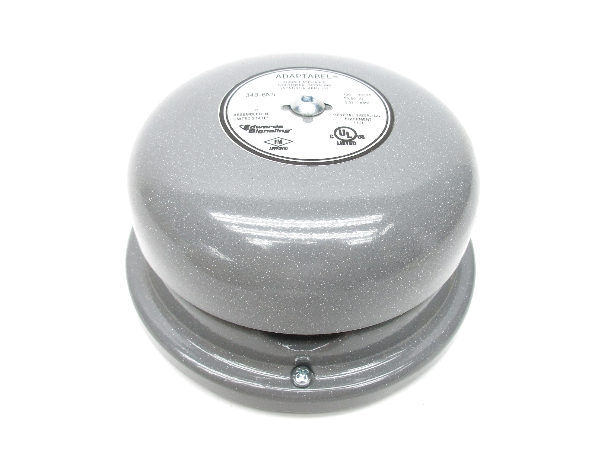EDWARDS SIGNALING 340-6N5 120V 0.07A 6" NSMP