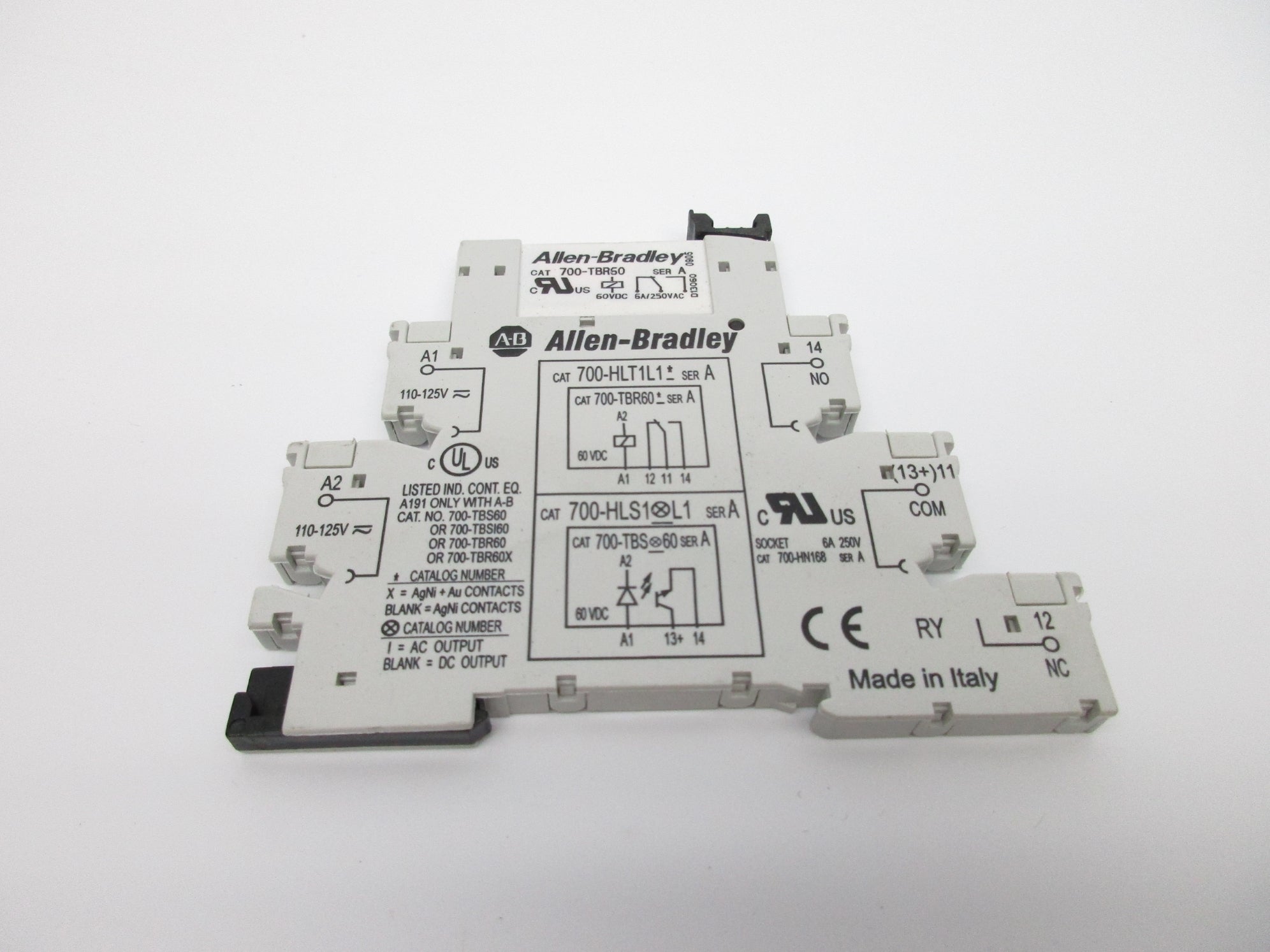 ALLEN BRADLEY 700-HLT1L1 SER. A 60VDC 6A NSNP
