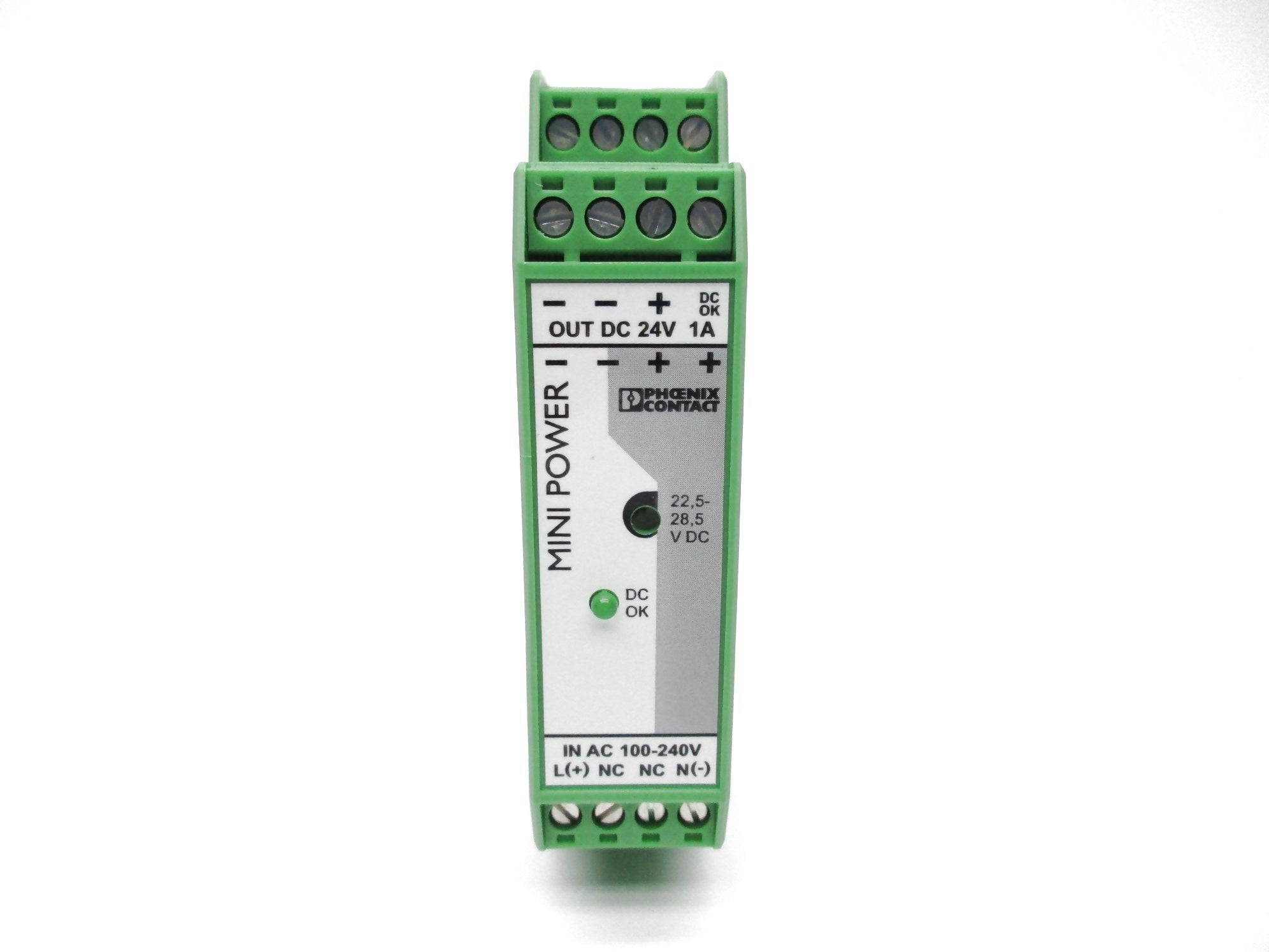 PHOENIX CONTACT MINI-PS-100-240AC/24DC/1 2938840 100-240VAC 0.5-0.2A NSMP
