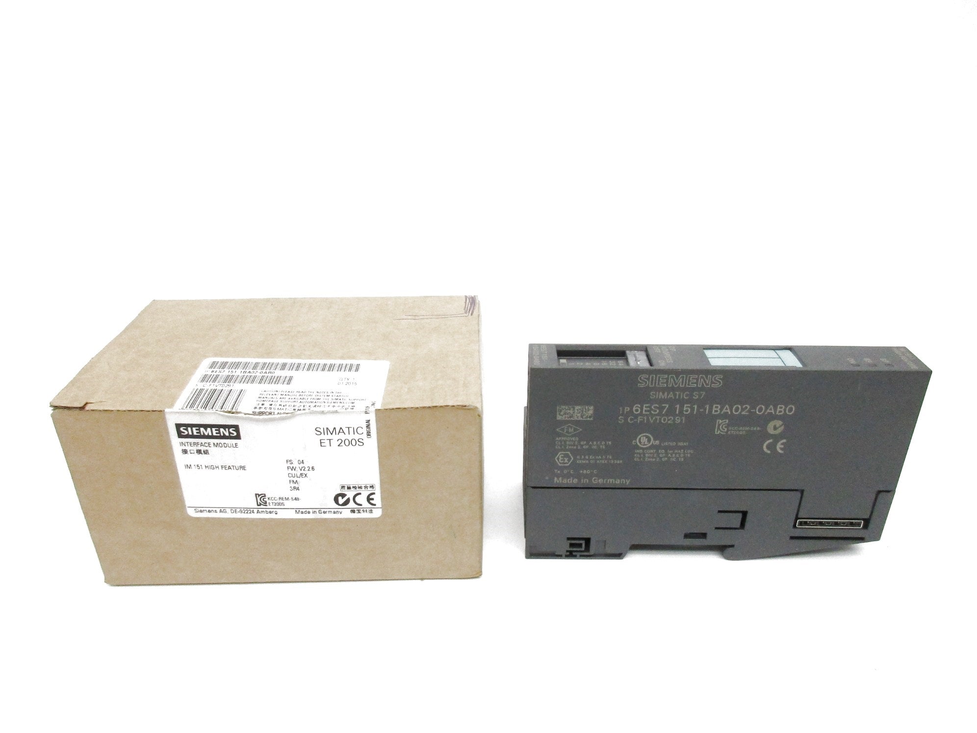 SIEMENS 6ES7151-1BA02-0AB0 24VDC NSMP
