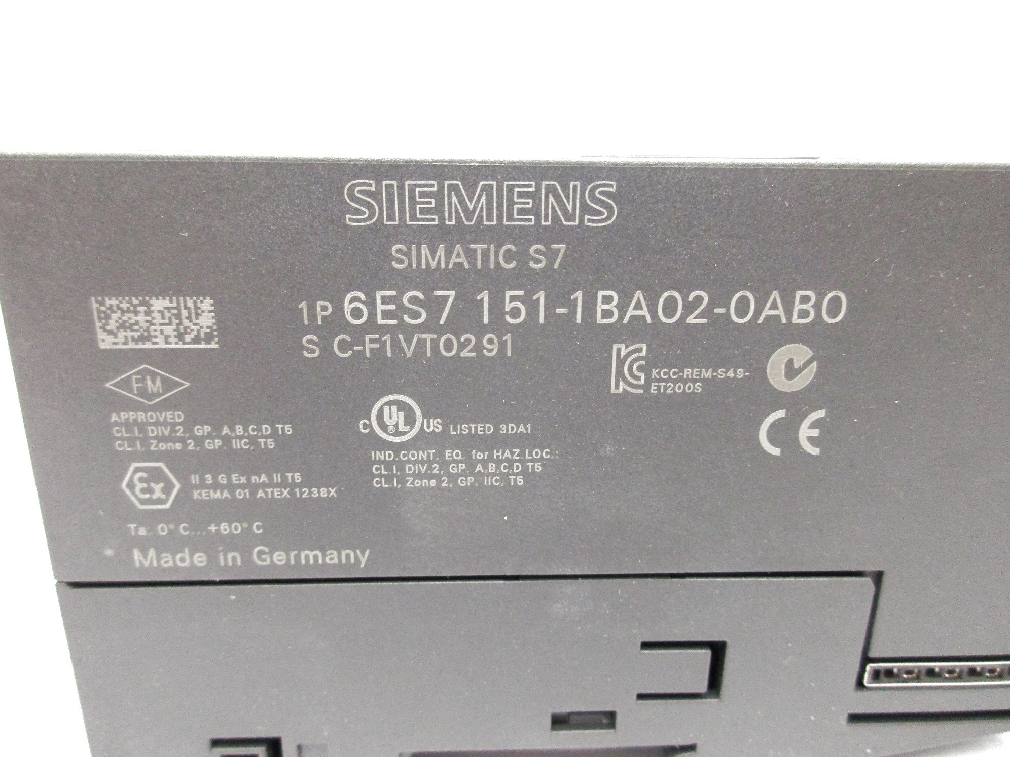 SIEMENS 6ES7151-1BA02-0AB0 24VDC NSMP