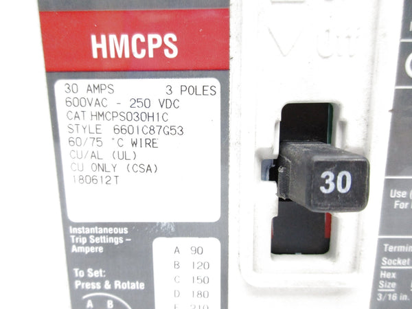 EATON HMCPS030H1C 600VAC 30A NSNP