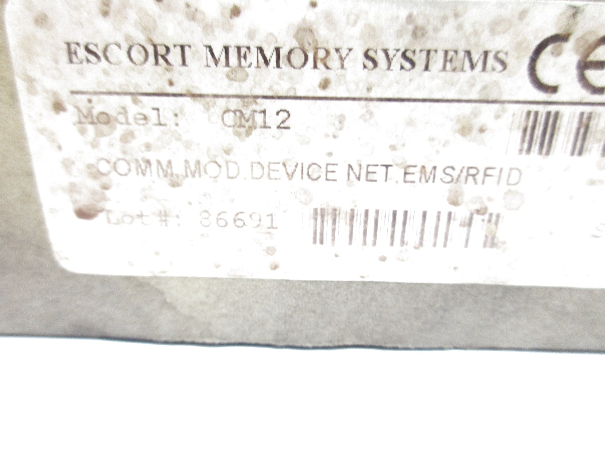 ESCORT MEMORY SYSTEMS CM12 NSMP