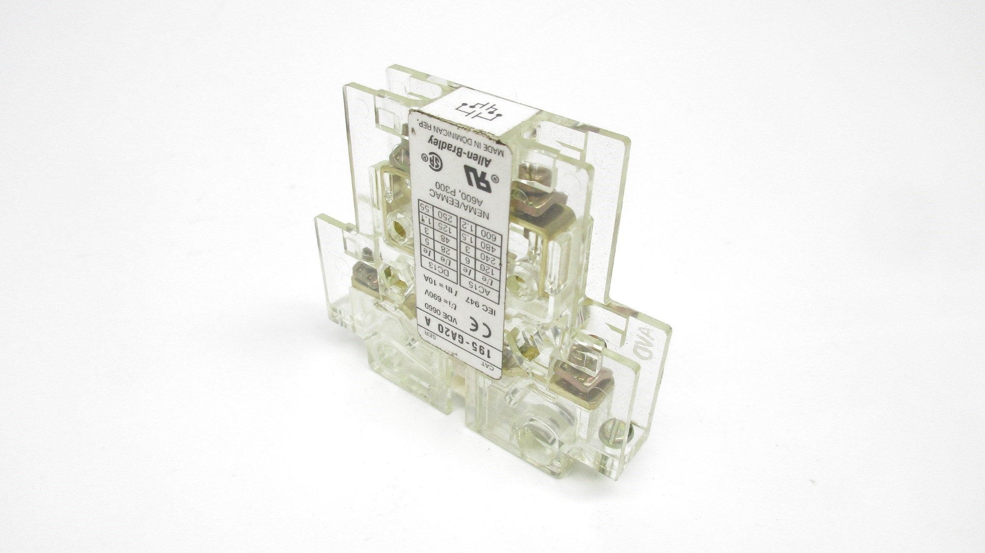 ALLEN BRADLEY 195-GA20 SER. A NSNP