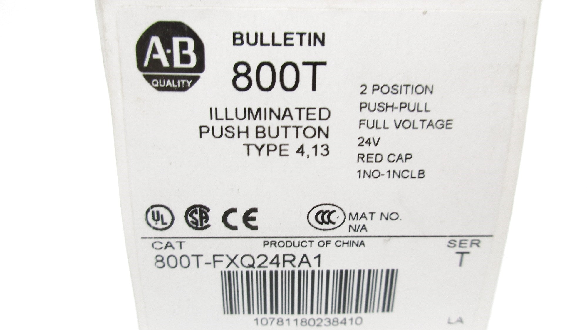 INDUSTRIAL SPARE PART 800T-FXQ24RA1 SER. T 24VAC/DC (WH) NSMP