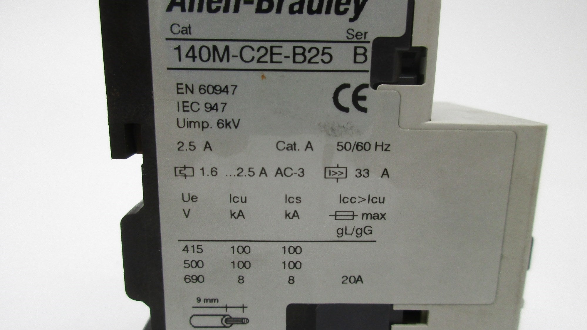 ALLEN BRADLEY 140M-C2E-B25 SER. B 1.6-2.5A NSNP