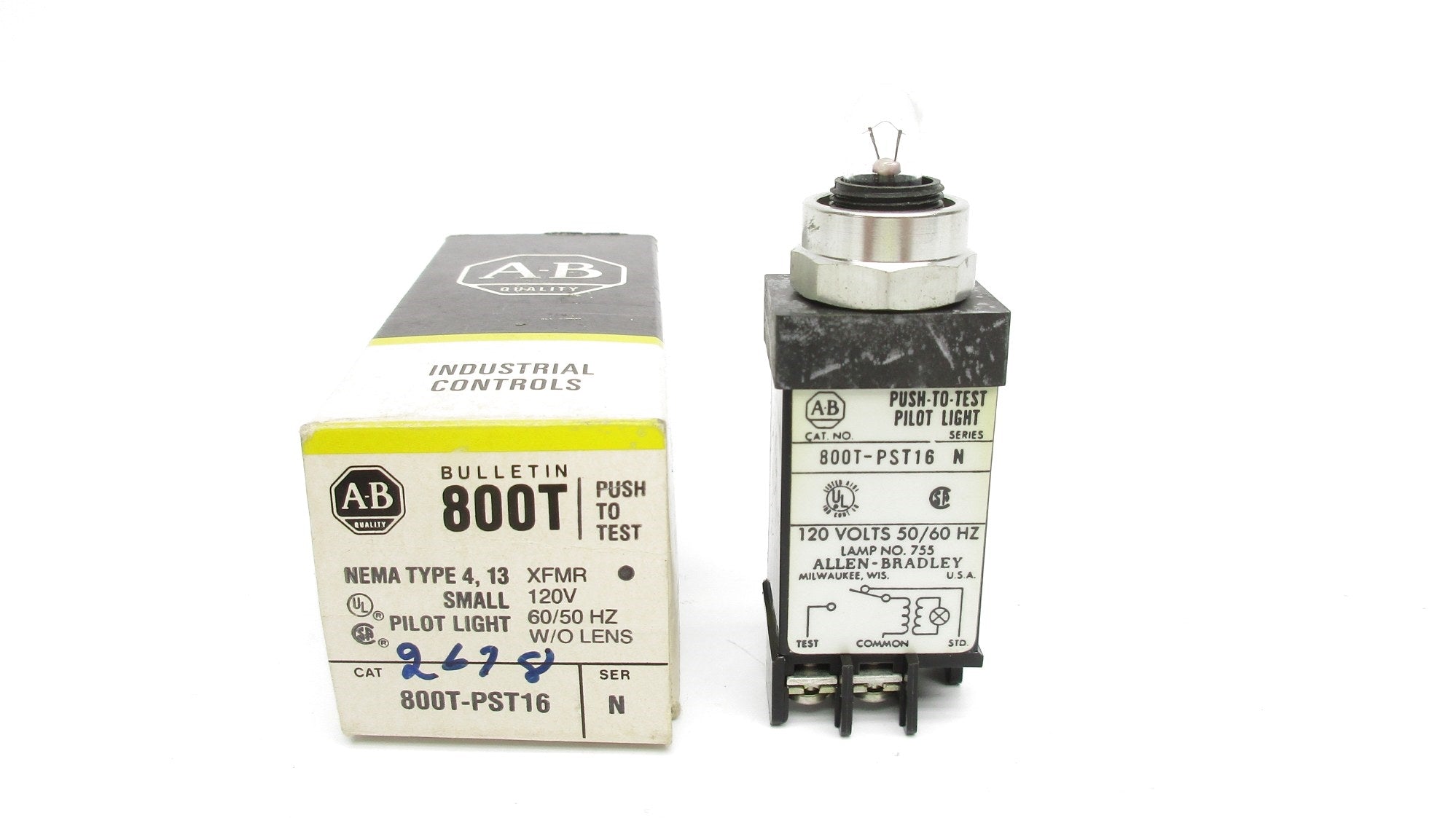 INDUSTRIAL SPARE PART 800T-PST16 SER. N 120V (BK/YL) NSMP