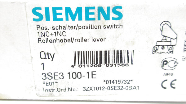 SIEMENS 3SE3100-1E 230V 6A NSMP