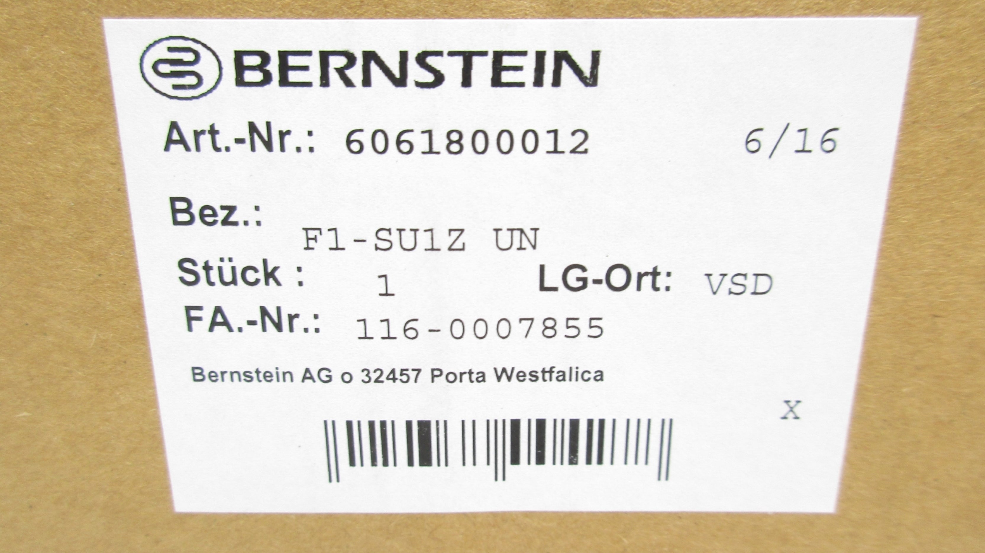 BERNSTEIN 6061800012 NSMP
