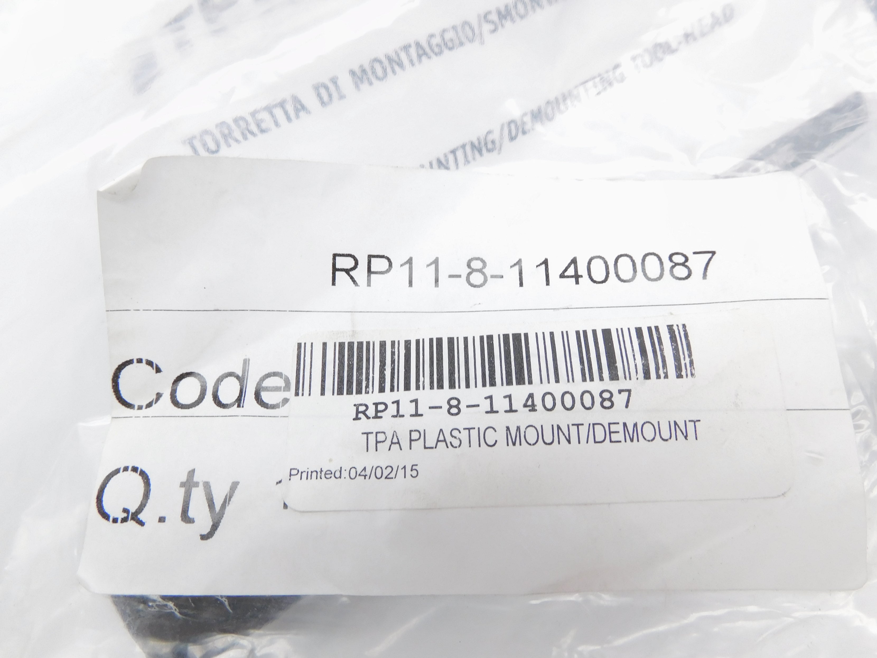 SPARE PART RP11-8-11400087 NSMP