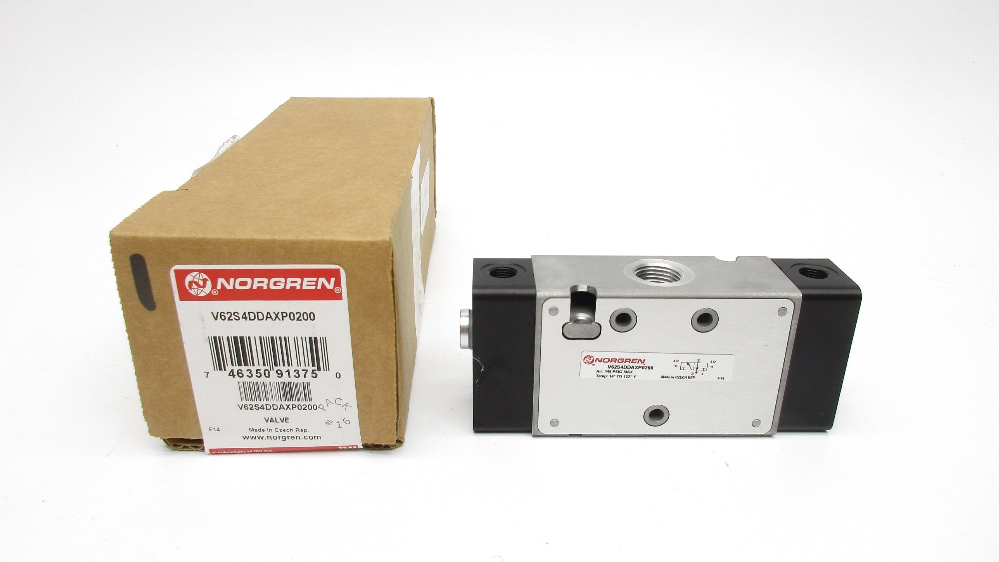 NORGREN V62S4DDAXP0200 145PSIG NSMP
