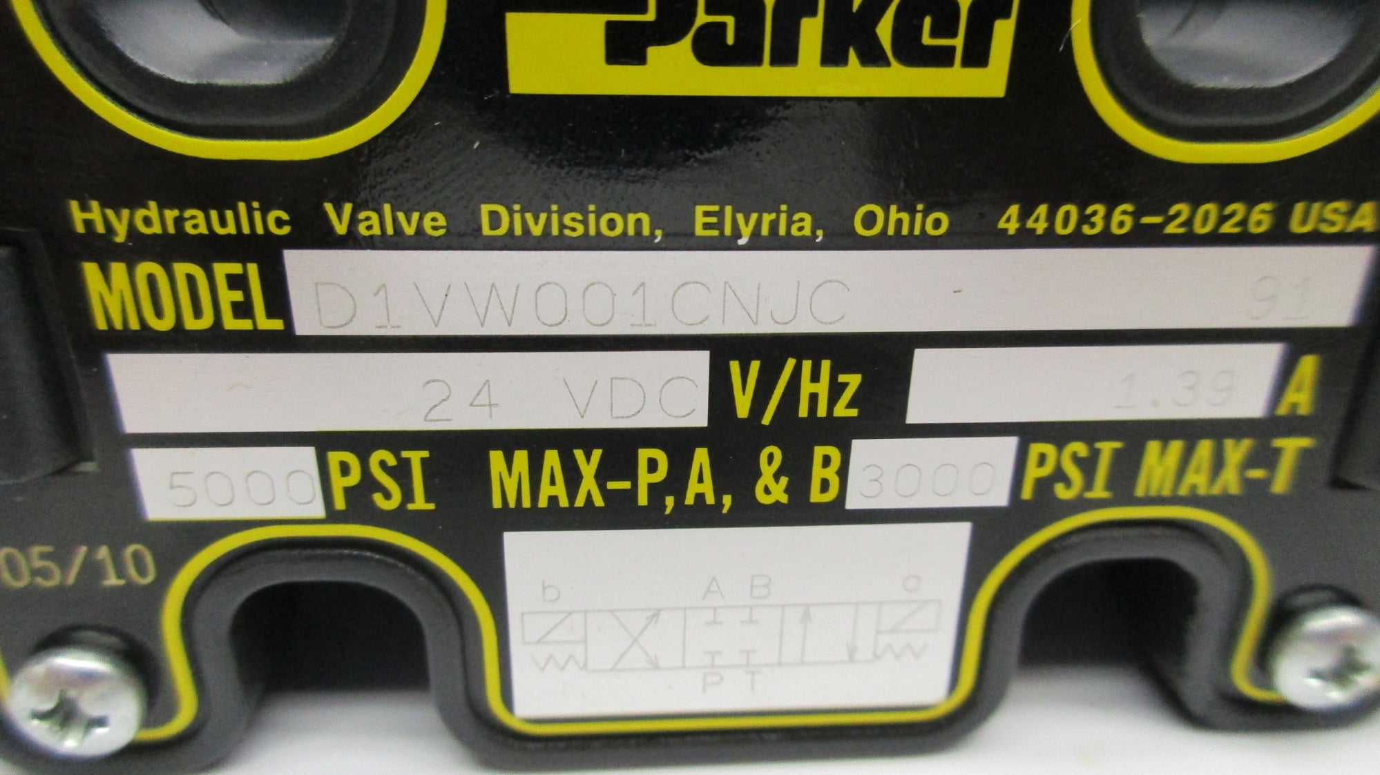 PARKER D1VW001CNJC-91 24VDC 5000PSI NSMP