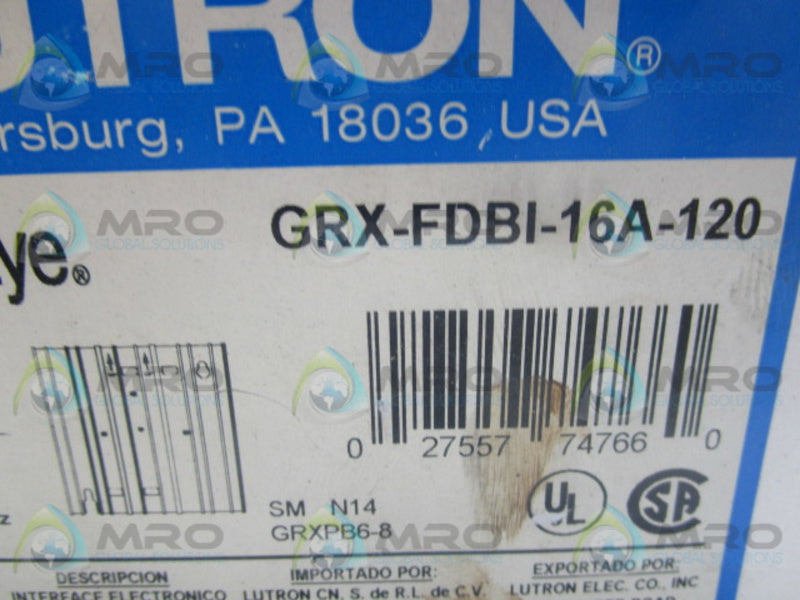 LUTRON GRX-FDBI-16A-120  NSMP