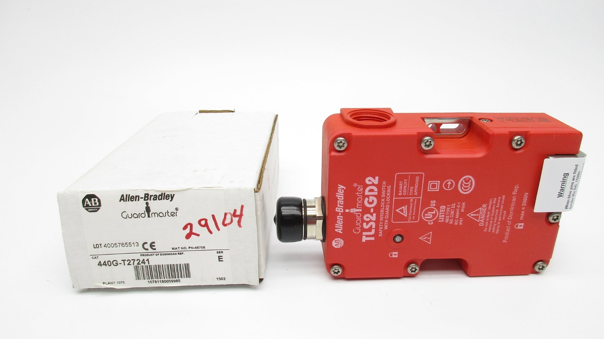 ALLEN BRADLEY 440G-T27241 SER. E 24VAC/DC (WH) NSMP