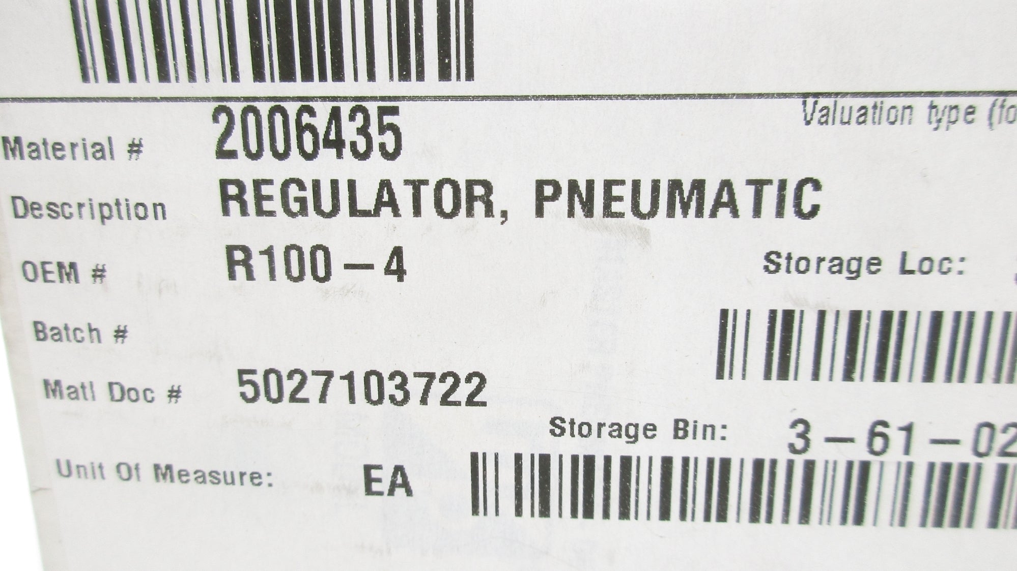MASTER PNEUMATIC R100-4 0-125PSI 175'F 1/2" NSMP