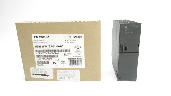 SIEMENS 6ES7307-1BA01-0AA0 230VAC 0.9A NSMP