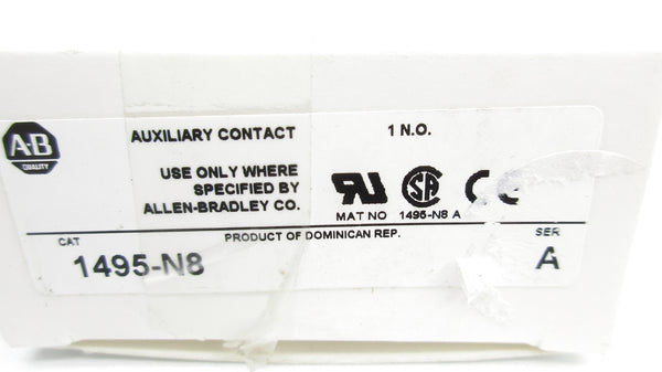 ALLEN BRADLEY 1495-N8 SER. A 600V (WH) NSMP