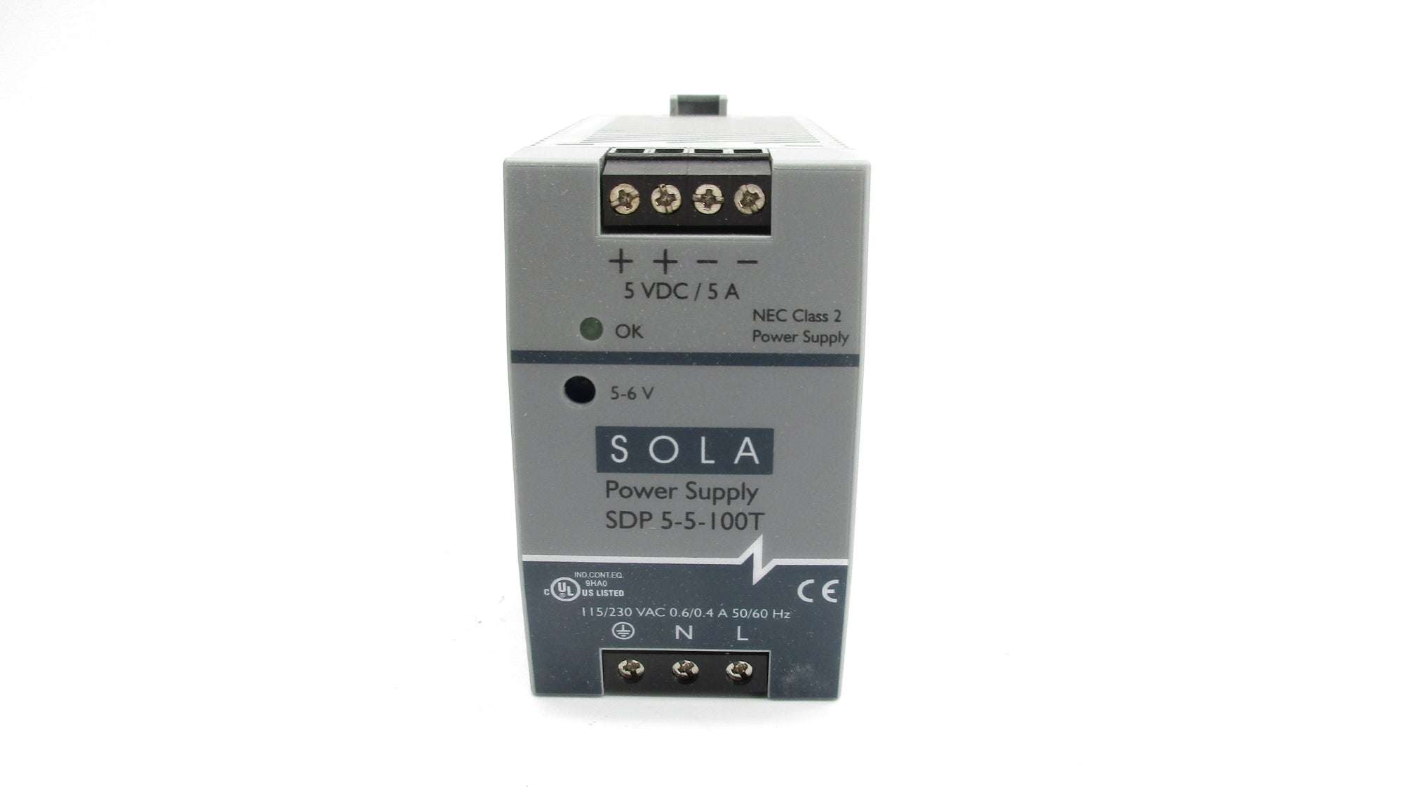 SOLA SDP5-5-100T 115/230VAC 0.6/0.4A NSMP