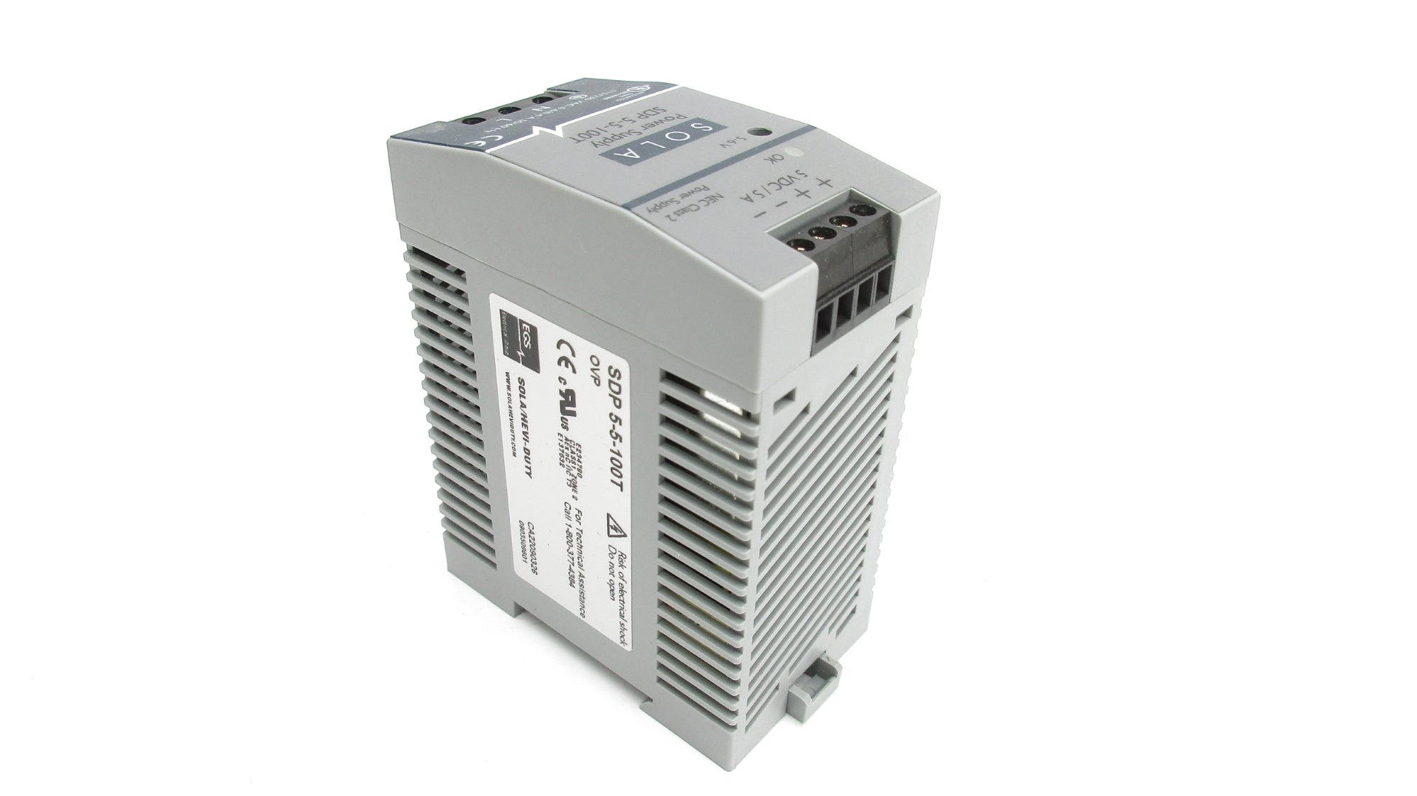 SOLA SDP5-5-100T 115/230VAC 0.6/0.4A NSMP