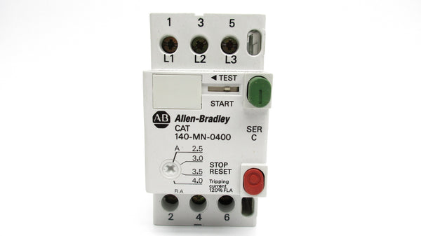ALLEN BRADLEY 140-MN-0400 SER. C 600V 2.5-4.0A NSNP