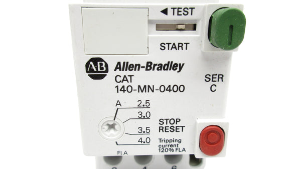 ALLEN BRADLEY 140-MN-0400 SER. C 600V 2.5-4.0A NSNP