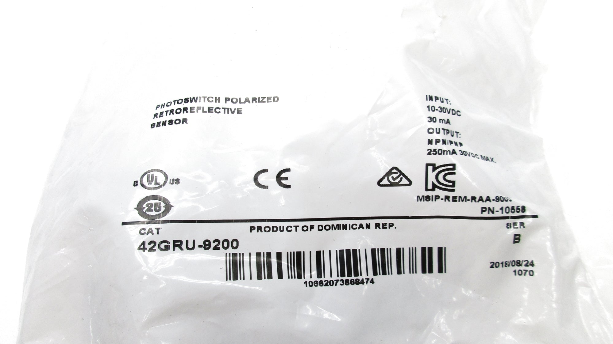 ALLEN BRADLEY 42GRU-9200 SER. B 10-30VDC NSMP