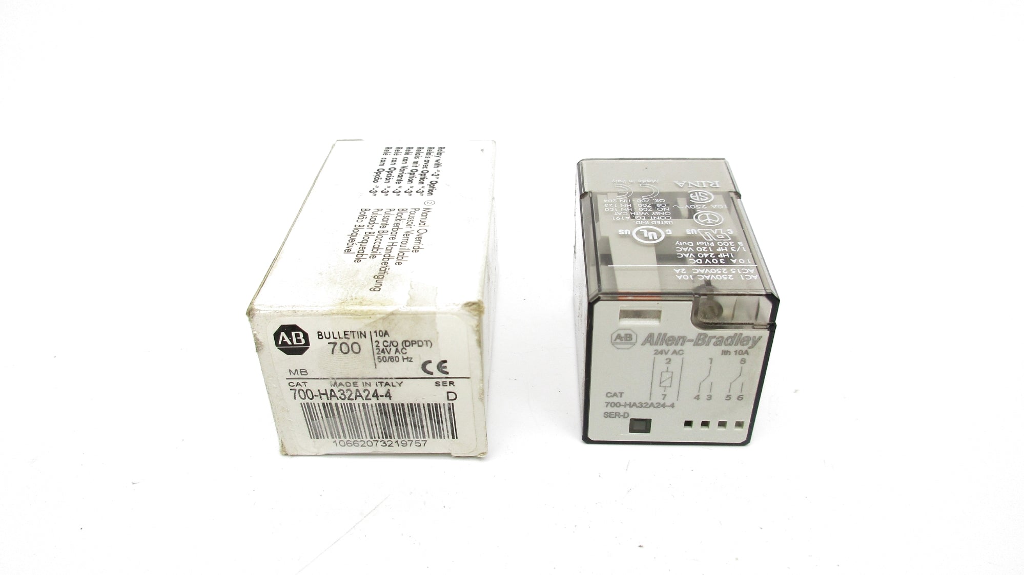 INDUSTRIAL SPARE PART 700-HA32A24-4 SER. D 10A 24VAC (WH) NSMP