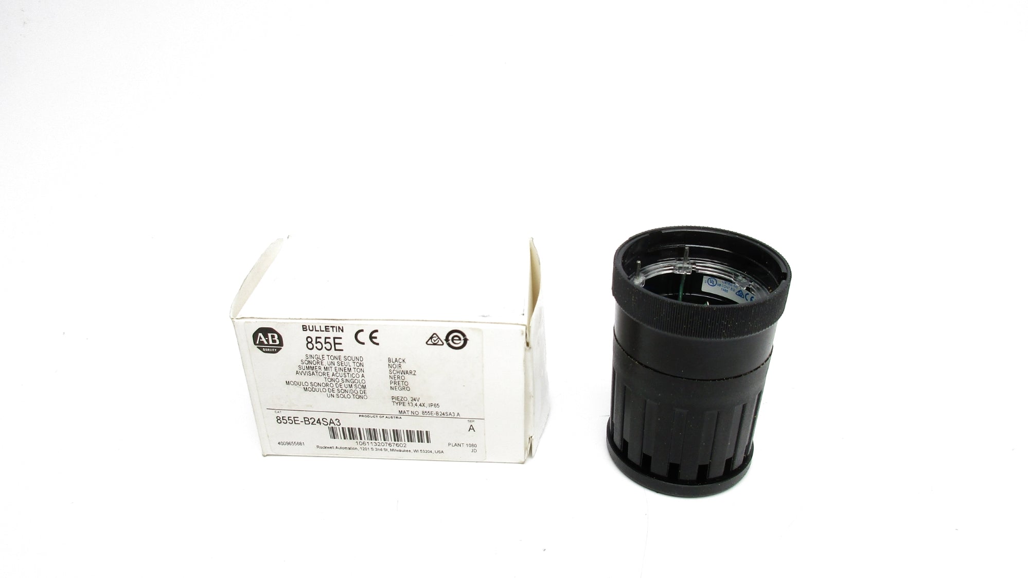 ALLEN BRADLEY 855E-B24SA3 SER. A 24V (WH) NSMP