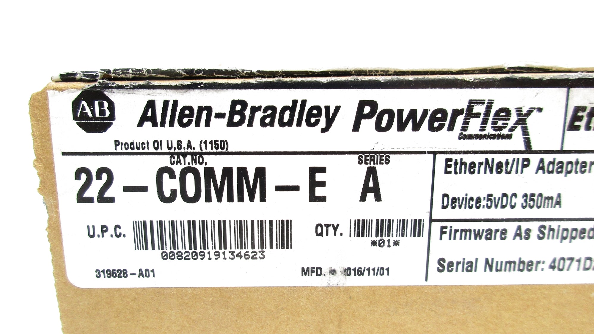 ALLEN BRADLEY 22-COMM-E SER. A F/W 1.009 NSMP
