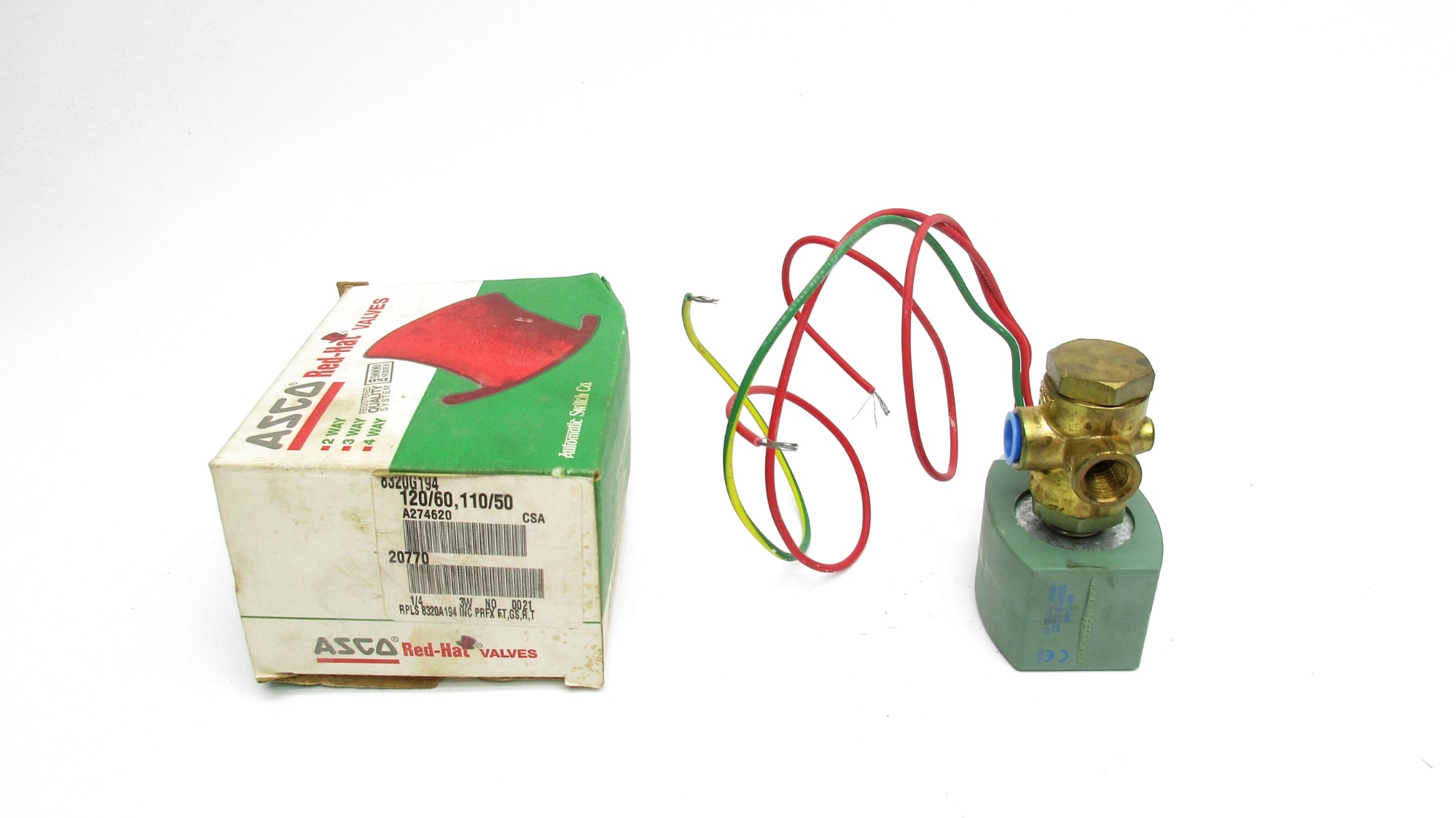 ASCO 8320G194 110/120V 140-150PSI 1/4" NSMP