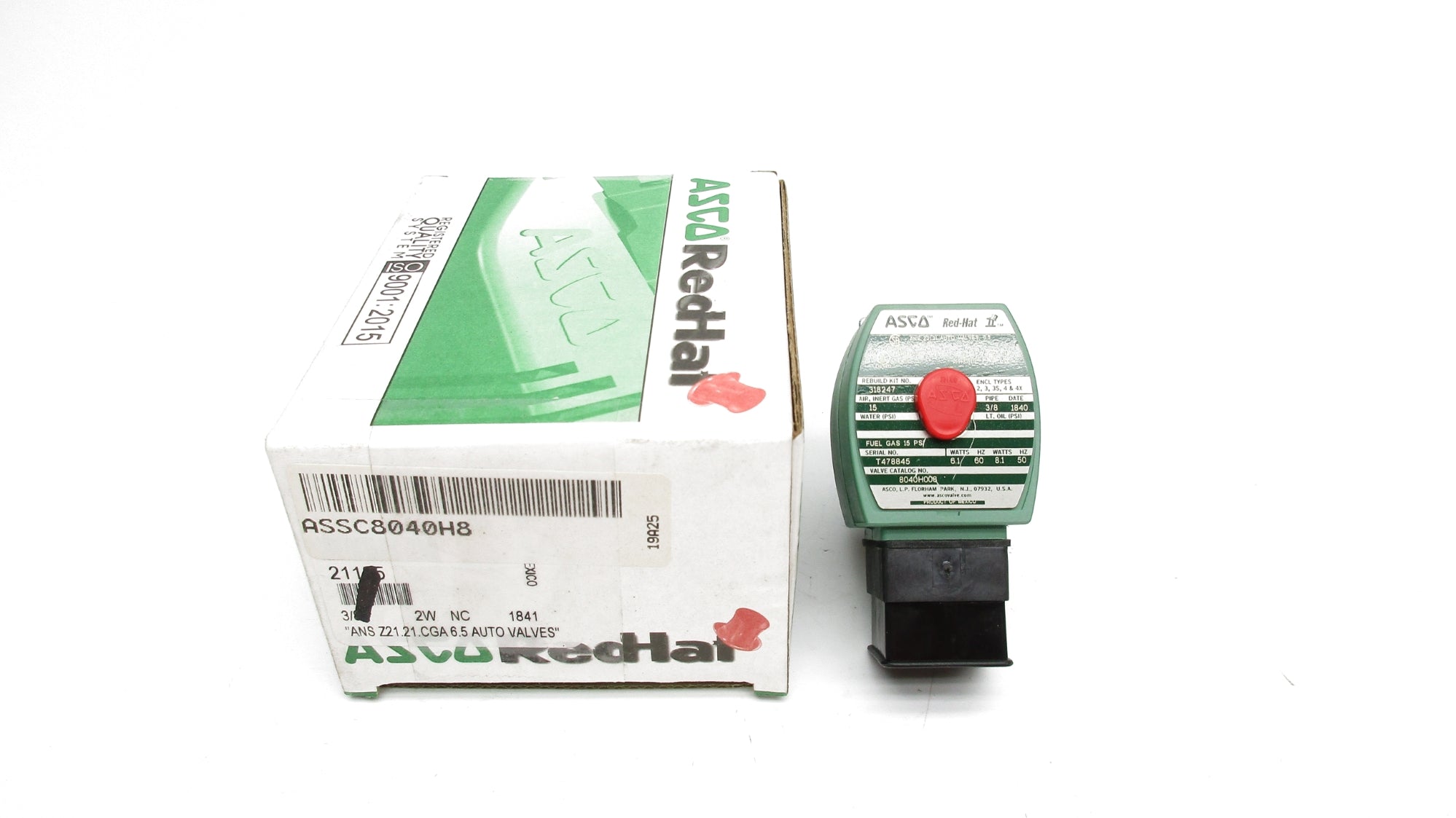 ASCO 8040H008 24V 15PSI 3/8" NSMP